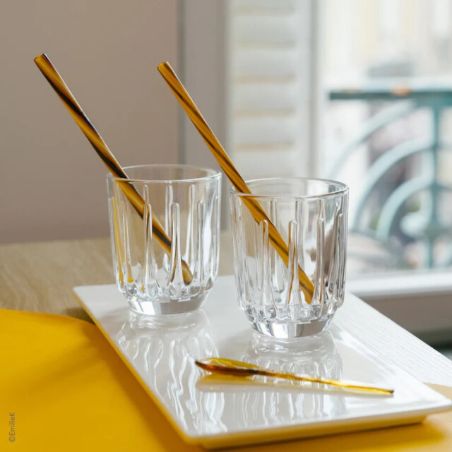 LA ROCHERE - Coffret de 4 verres à eau LA ROCHERE 550 ans gobelets