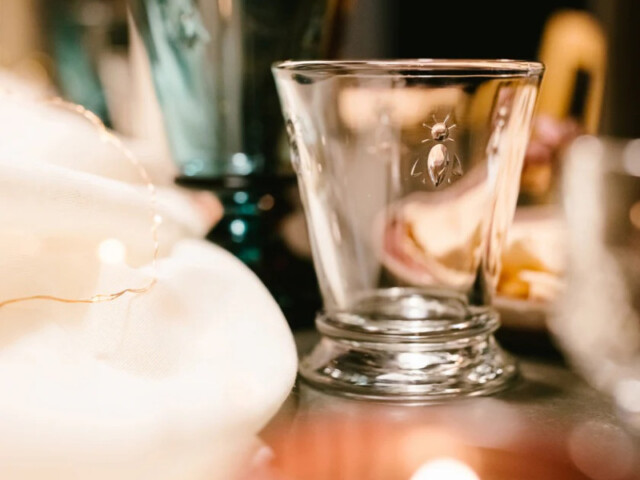 LA ROCHERE - Coffret de 4 verres à eau LA ROCHERE Abeille gobelets