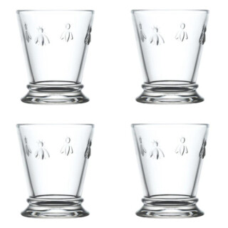 La Rochère - Coffret de 4 verres à eau LA ROCHERE Abeille gobelets