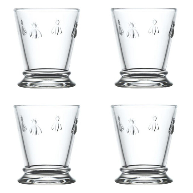 La Rochère - Coffret de 4 verres à eau LA ROCHERE Abeille gobelets