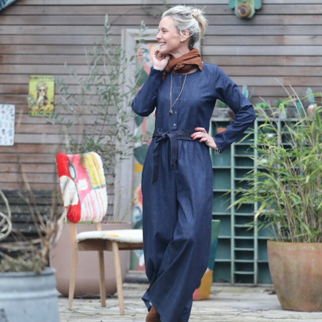 Quintessence - Combinaison Perla - jean bleu brut