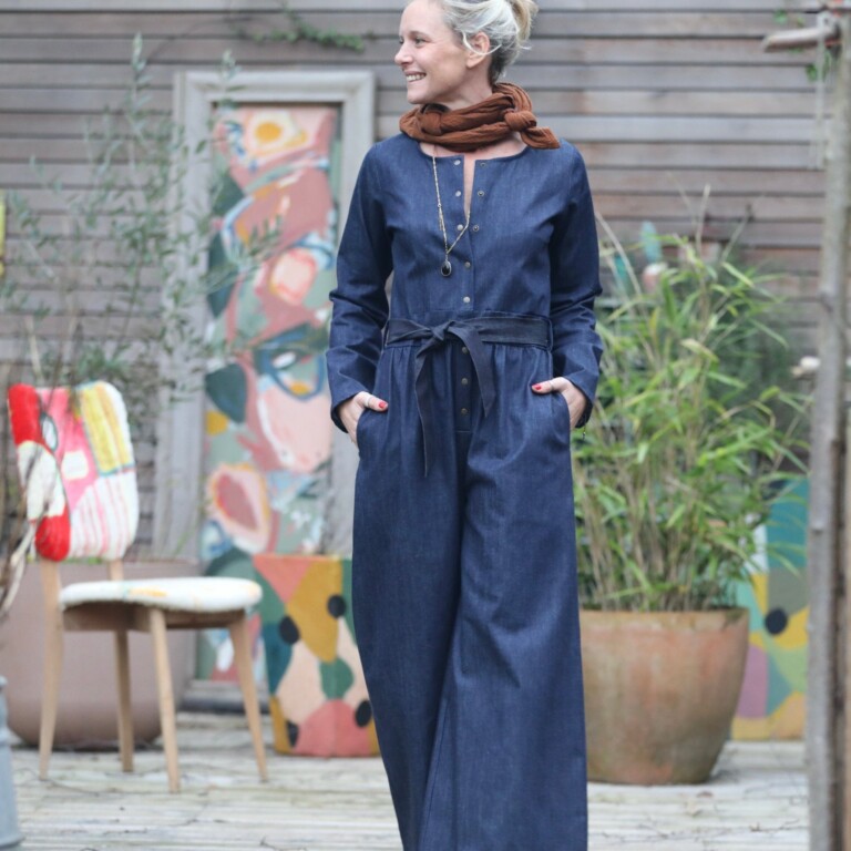 Quintessence - Combinaison Perla - jean bleu brut