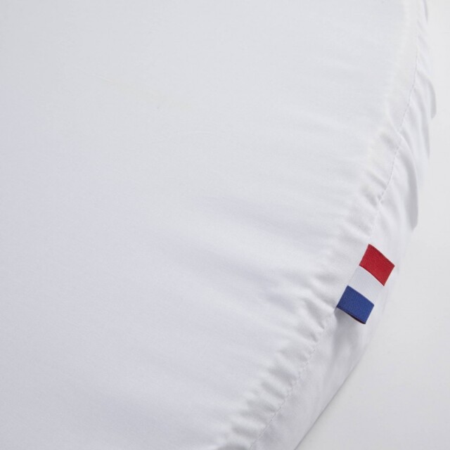 Atelier Morphée - Drap housse matelas adulte rond 100% coton blanc