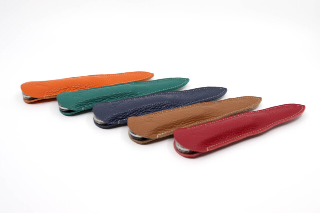 L'Atelier Rosie - Étuis en cuir L'écume Orange