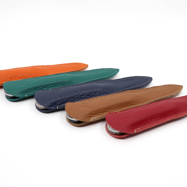 L'Atelier Rosie - Étuis en cuir L'écume Orange