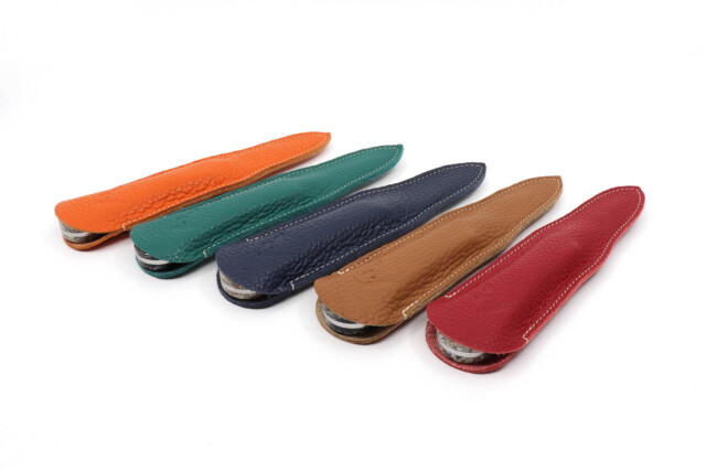 L'Atelier Rosie - Étuis en cuir L'écume Orange