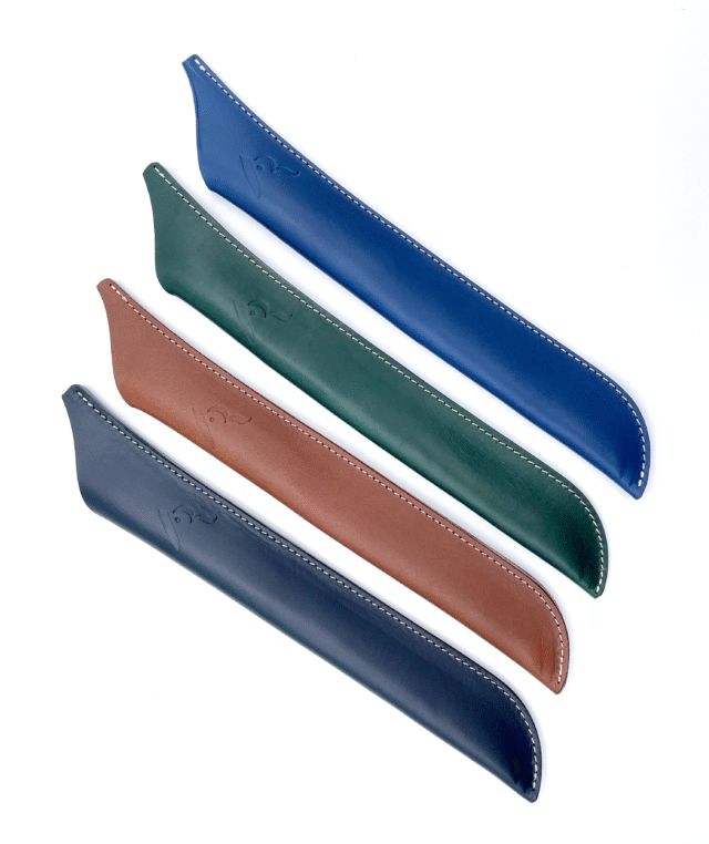 L'Atelier Rosie - Étuis en cuir L'Oyat Bleu nuit