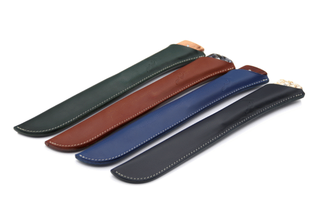 L'Atelier Rosie - Étuis en cuir L'Oyat Bleu nuit