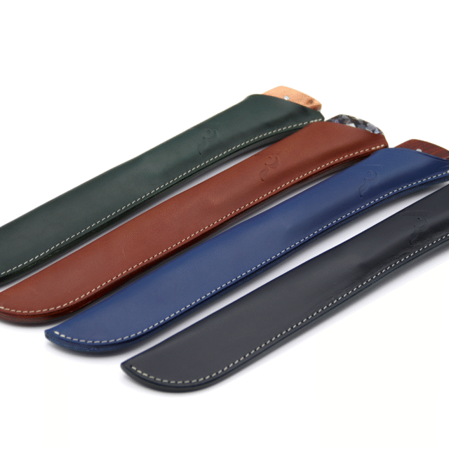 L'Atelier Rosie - Étuis en cuir L'Oyat Bleu nuit