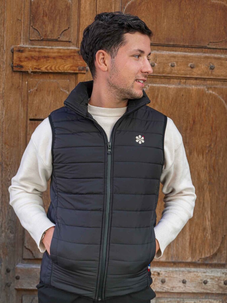 Maison Tricolore - Le Gilet Doudoune Homme Fabriqué En France - Noir