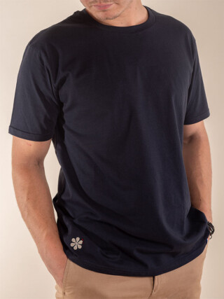 Le Parfait T-Shirt Français Homme – Marine par la marque Maison Tricolore Maison Tricolore - Le Parfait T-Shirt Français Homme – Marine