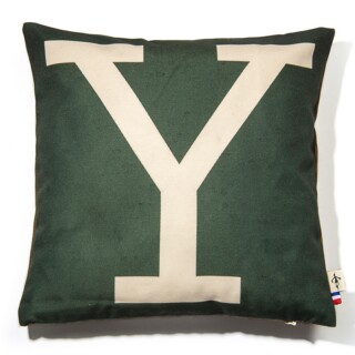 Maron Bouillie - Housse de coussin lettre Y – made in France – Maron Bouillie