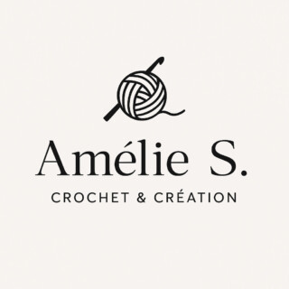 Logo Amélie S. – Crochet & Création