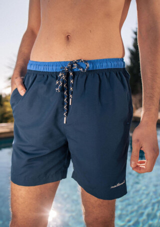Montlimart - Maillot De Bain Plongeon Bleu Marine