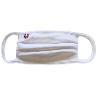 Maison Lemahieu - Masque coton bio – Adulte – Blanc – Unisexe
