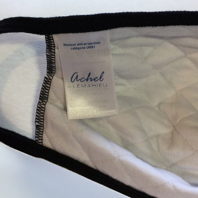 Lemahieu - Masque coton bio - Adulte - Blanc - Unisexe