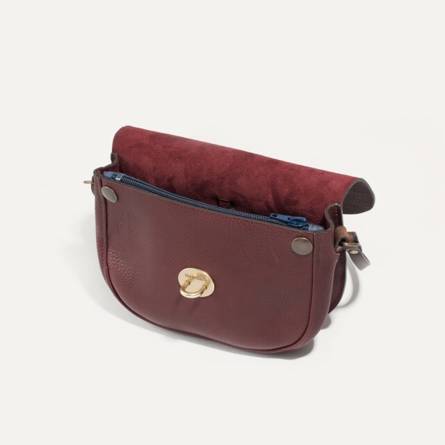 Bleu De Chauffe - Mini sac postier Java - Tourbe