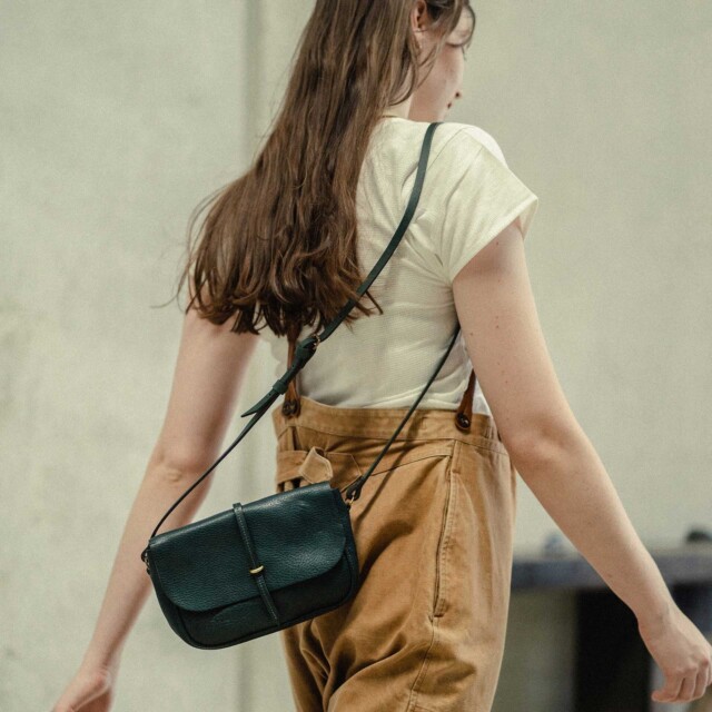 Bleu De Chauffe - Sac postier Pastiche - Tourbe