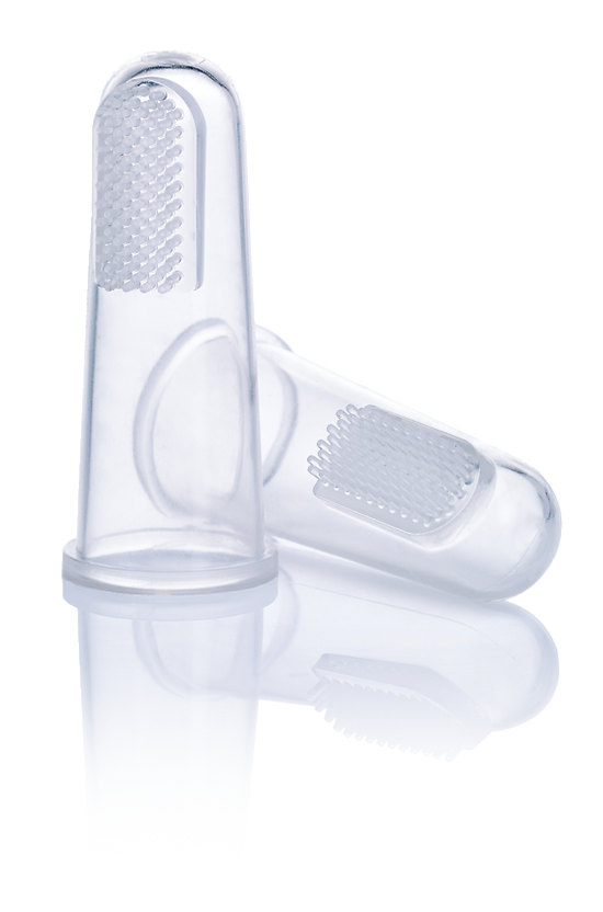NATAE - Doigtiers brosse à dents – Lot de 2 Doigtiers brosse à dent silicone de qualité médicale