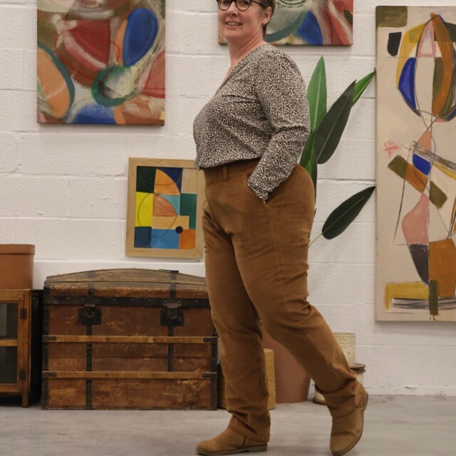 Quintessence - Pantalon Marcus - sergé de coton noir