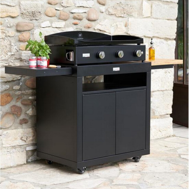 Le Marquier - Plancha à gaz 375 LE MARQUIER Pure Vintage coloris noir