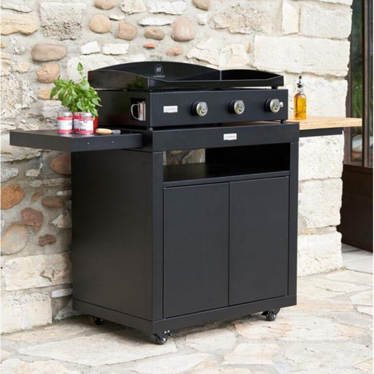 LE MARQUIER - Plancha à gaz 375 LE MARQUIER Pure Vintage coloris noir