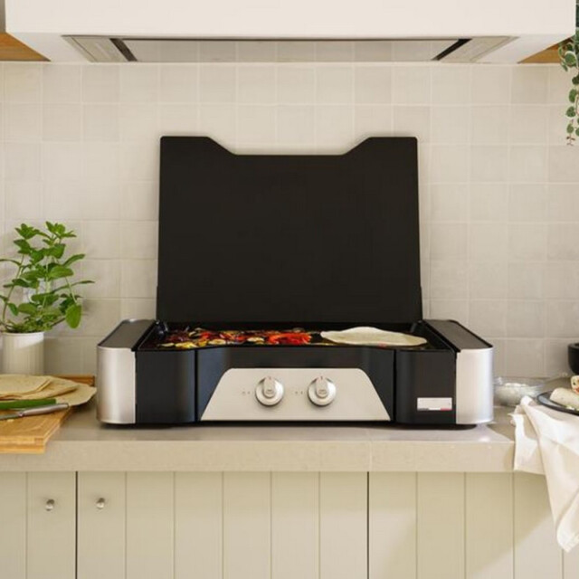 Le Marquier - Plancha électrique LE MARQUIER Exclusive 260 Duo couvercle inclus