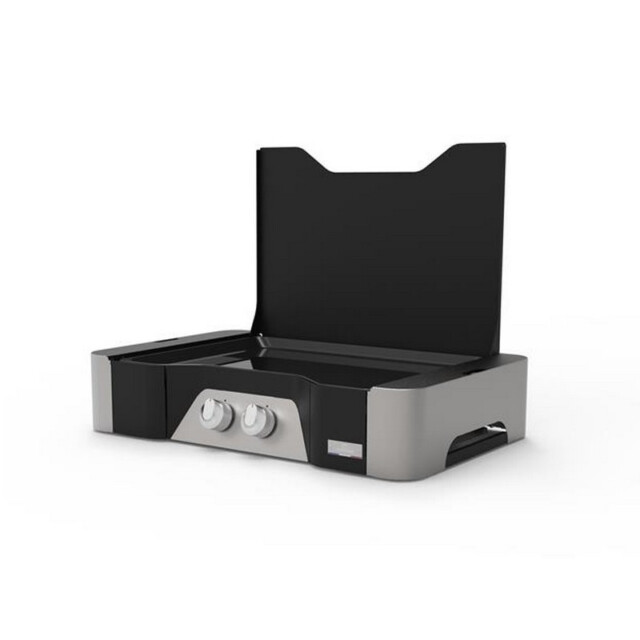 LE MARQUIER - Plancha gaz LE MARQUIER Exclusive 260 Duo couvercle inclus