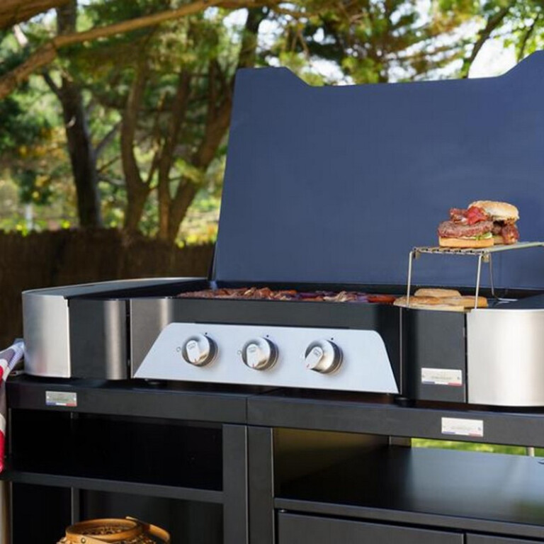 LE MARQUIER - Plancha gaz LE MARQUIER Exclusive 375 XL Duo couvercle inclus