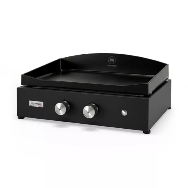 LE MARQUIER - Plancha gaz LE MARQUIER Exclusive 375 XL Duo Edition : meuble et couvercle inclus