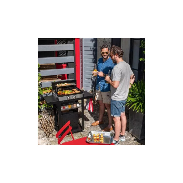 LE MARQUIER - Plancha gaz LE MARQUIER La Plancha Française 250 Duo Edition : couvercle