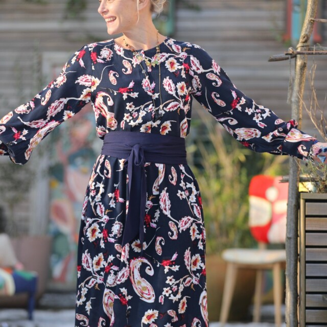 Quintessence - Robe Isis - crèpe de viscose Solaria