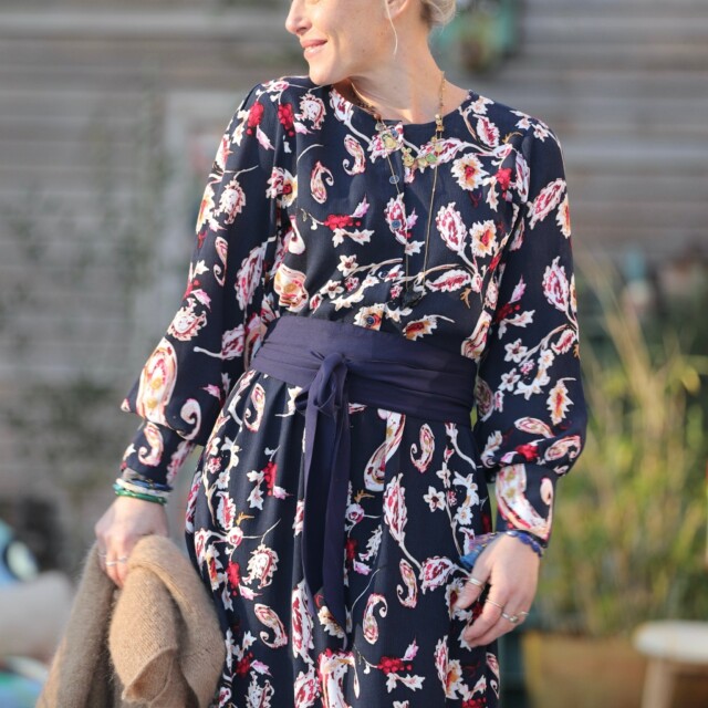 Quintessence - Robe Isis - crèpe de viscose Solaria