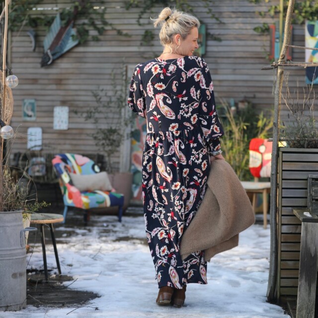 Quintessence - Robe Isis - crèpe de viscose Solaria