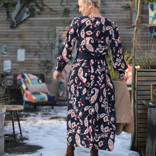 Quintessence - Robe Isis - crèpe de viscose Solaria