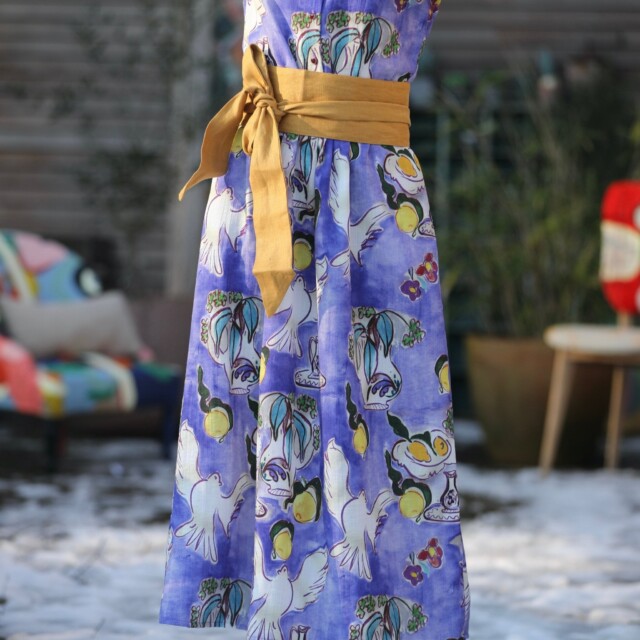 Quintessence - Robe Isis - Viscose Céleste