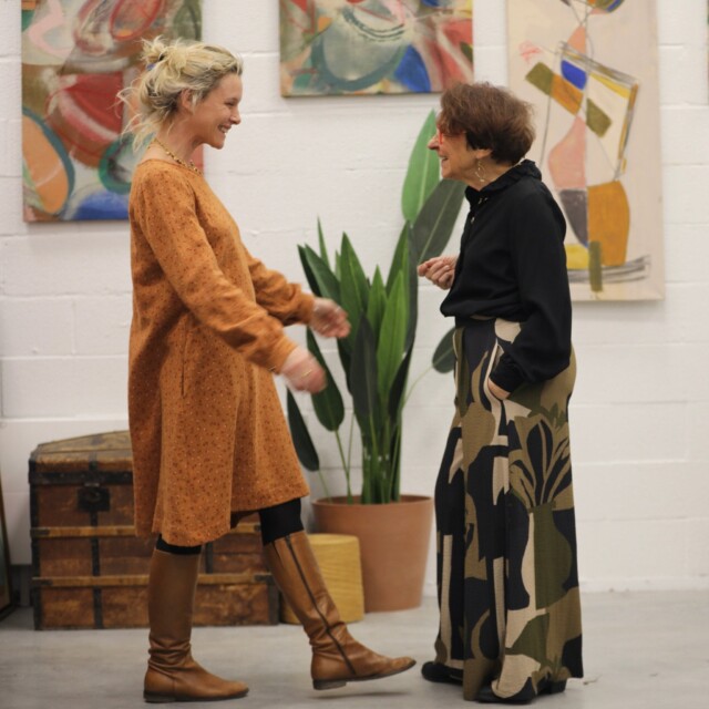 Quintessence - Robe Rosine - double gaze de coton fleurie écureuil