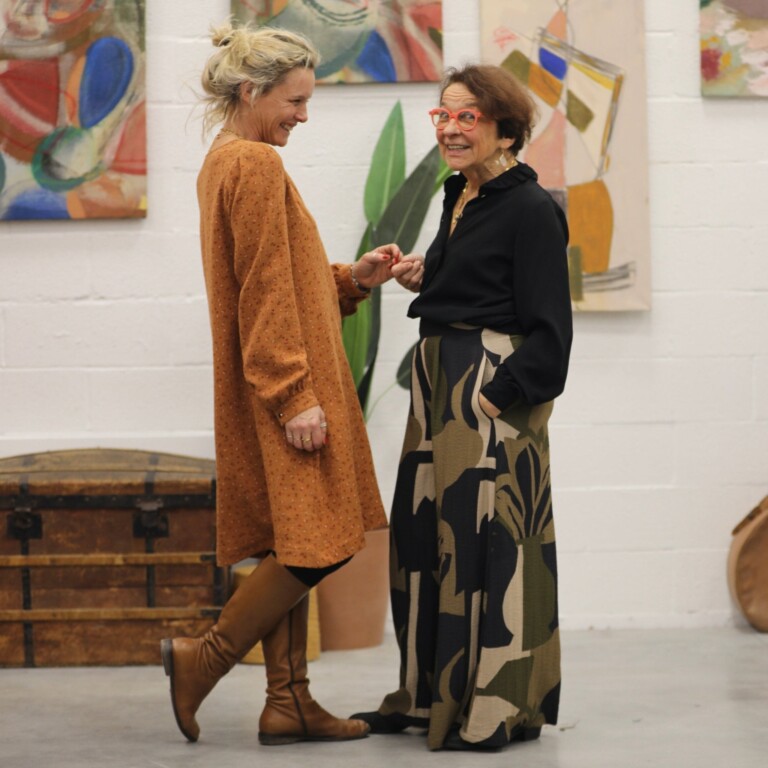 Quintessence - Robe Rosine - double gaze de coton fleurie écureuil