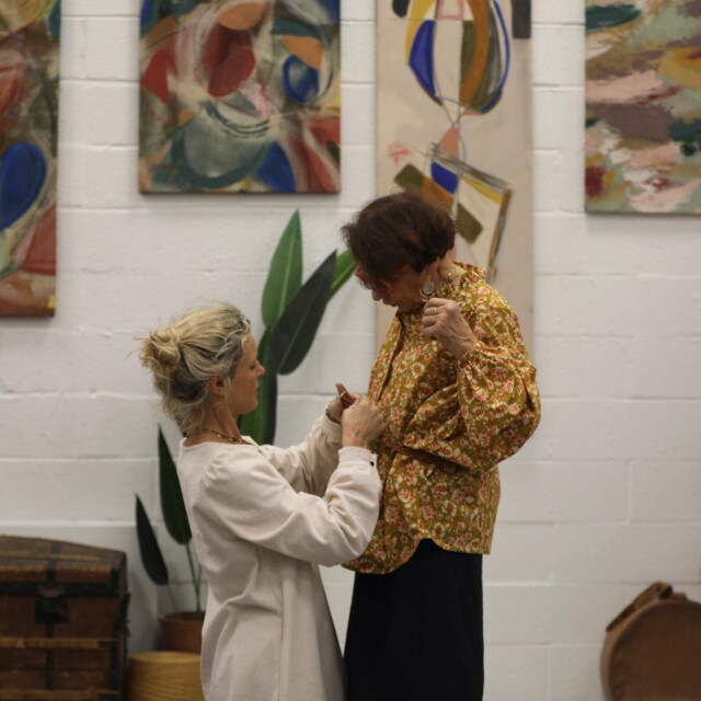 Quintessence - Robe Rosine - velours côtelé ivoire