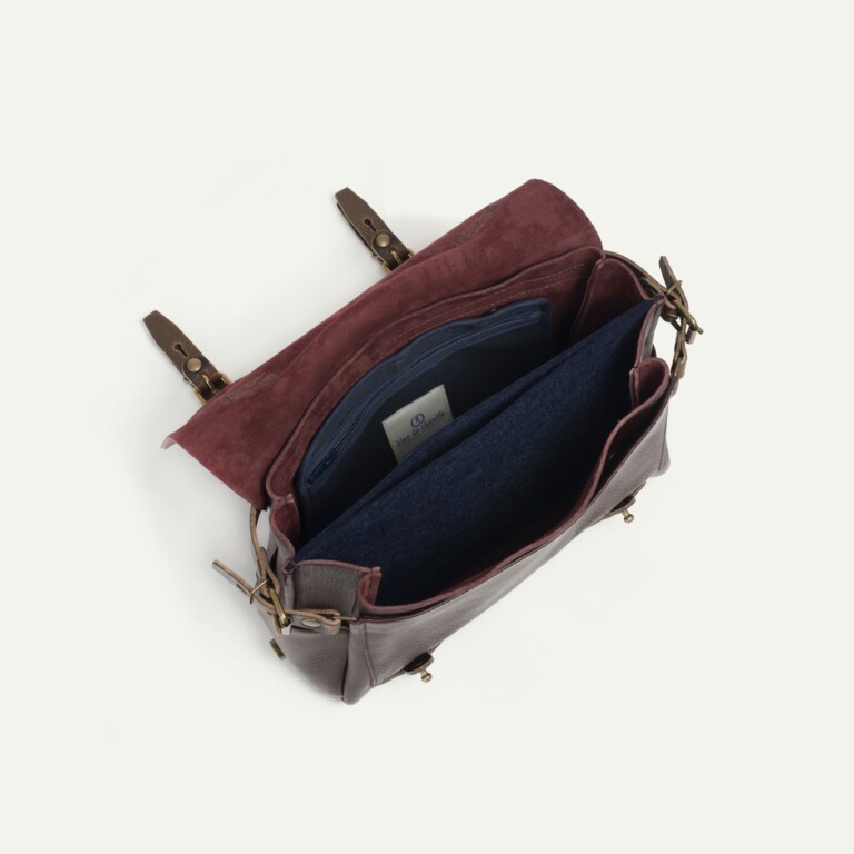 Bleu De Chauffe - Sac Postier Eclair S - Tourbe