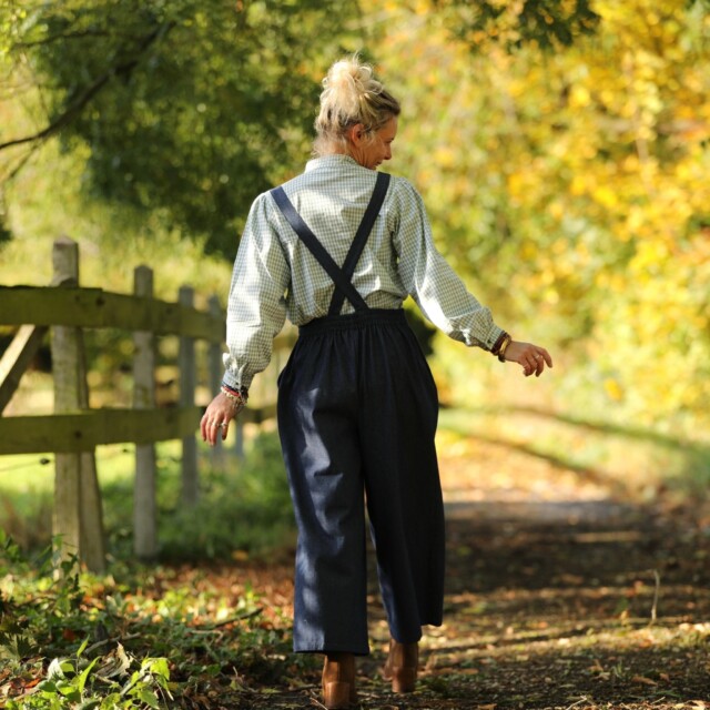 Quintessence - Salopette Isaure - jean brut