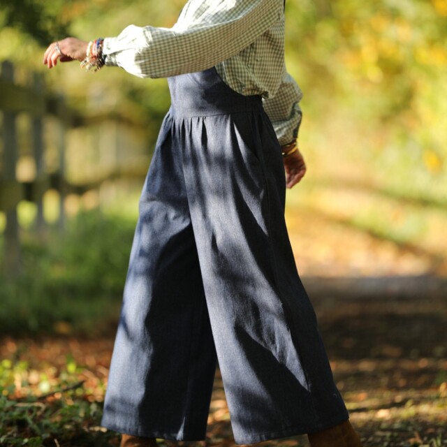 Quintessence - Salopette Isaure - jean brut