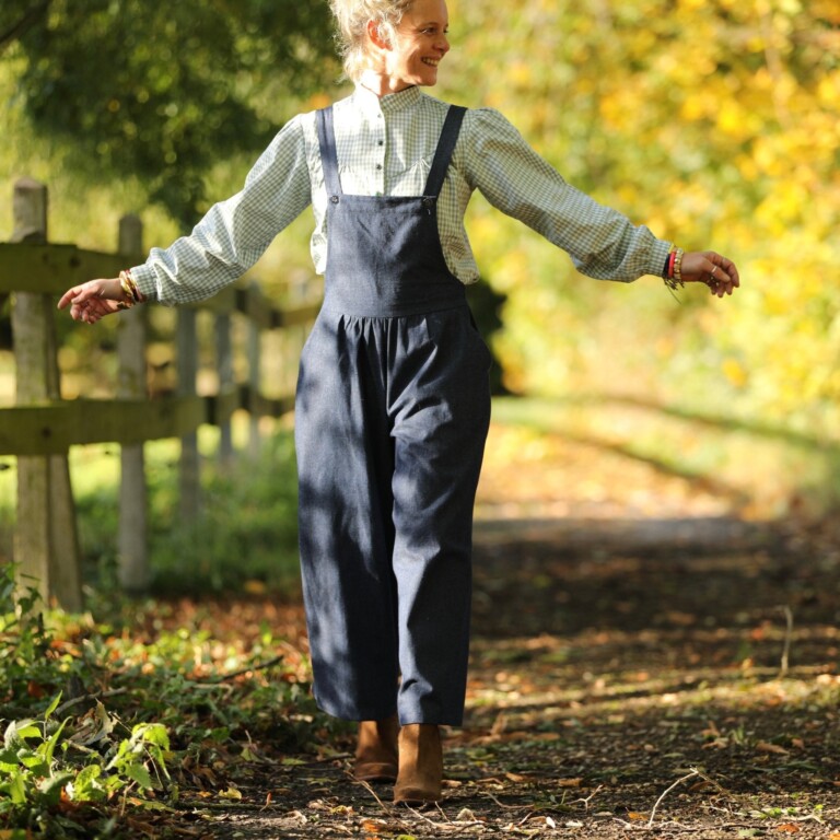 Quintessence - Salopette Isaure - jean brut