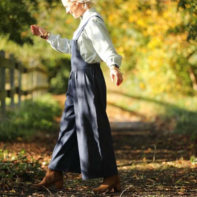 Quintessence - Salopette Isaure - jean brut