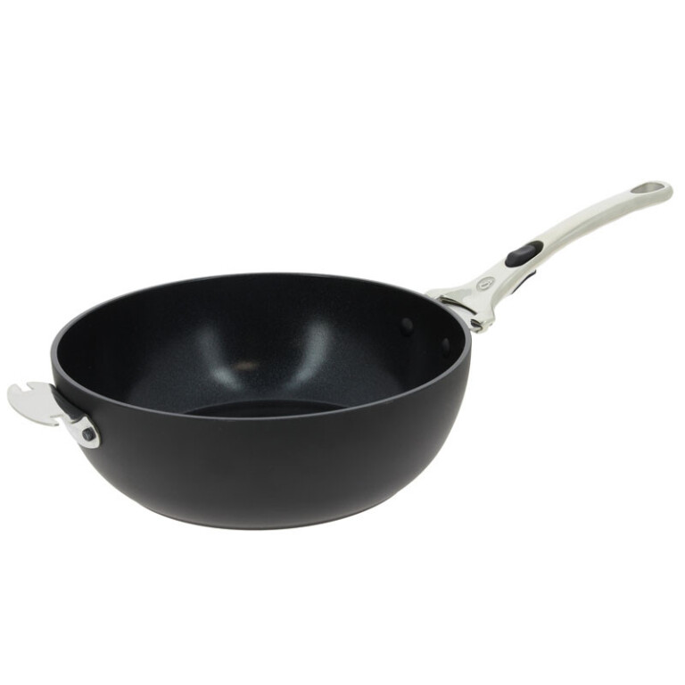 DE BUYER - Sauteuse bombée en céramique DE BUYER Ceranoa amovible - 2 tailles