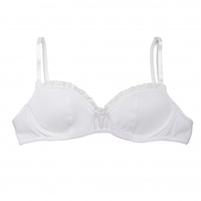 Matins d’avril - SG en JERSEY BIO ADÈLE blanc/fraise