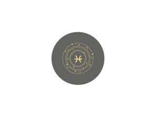 LAVOISIER Maroquinier - Sous-verre signe astro en cuir gris  SV506 Poissons (19 février – 20 mars)