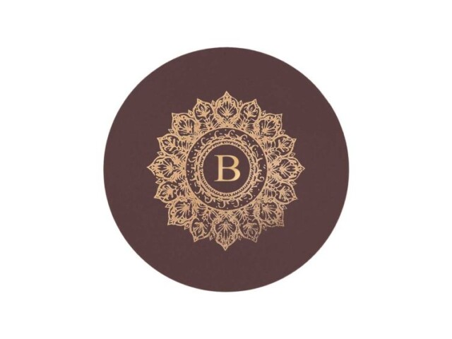 LAVOISIER Maroquinier - Sous-verre mandala en cuir t-moro – SV505 Z