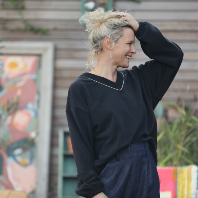 Quintessence - Sweat Gustave – polaire noire