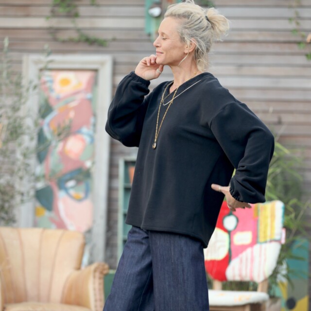 Quintessence - Sweat Gustave - polaire noire